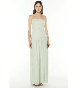 Manning Cartell Royal Debut Maxi Dress in Sage Green Size  AU 8 for rent on The Volte - image 1