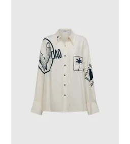 Sheike Sea Club Set Shirt & Pants Set Print Size AU 10 for rent on The Volte - image 3