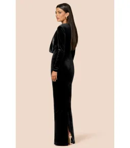 Love Nookie Nina L/S Maxi Dress Black Size AU 8 for rent on The Volte - image 2