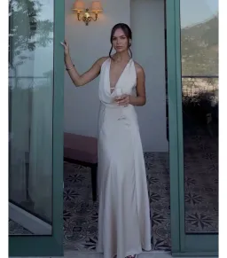 Manning Cartell Charmed Cowl Slip Maxi Dress Champagne Size AU 8 for rent on The Volte - image 5