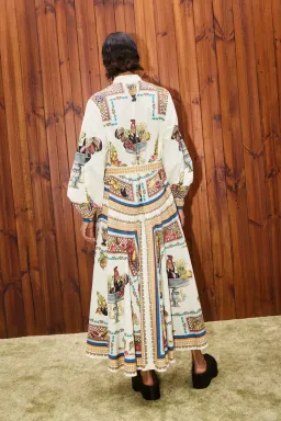 Alemais Mercado Shirt Dress in Print Size AU12 fits 14 too for rent on The Volte - image 4