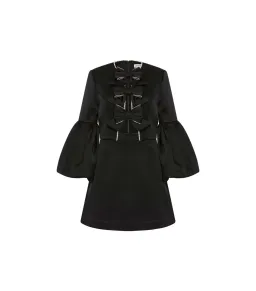 Rebecca Vallance Augustine Long Sleeve Mini Dress Black Size AU 8  for rent on The Volte - image 5