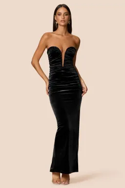 Love Nookie Nina Gown Black Size AU 10 for rent on The Volte - image 2