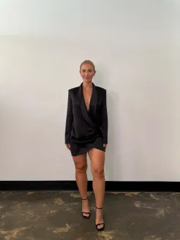 Love Nookie Penelope Blazer Dress  Black Size 10 for rent on The Volte - image 5