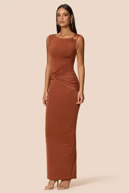Love Nookie Kaia Maxi Dress Clay  Size 10 for rent on The Volte - image 2