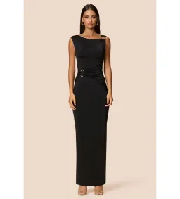 Love Nookie Kaia Maxi Dress Black Size AU 12 for rent on The Volte - image 1