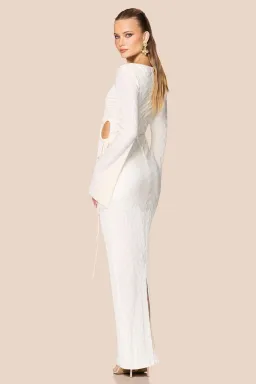 Love Nookie Mirage LS Gown Cream Size 8 for rent on The Volte - image 3