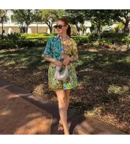 Alemais Dreamer Mini Dress Multi Print Size 8 for rent on The Volte - image 2