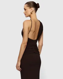 Effie Kats Greer Maxi Gown Coffee Size 8 for rent on The Volte - image 4