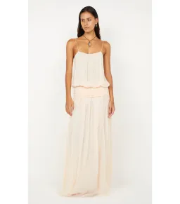 Bec & Bridge Camille Blouson Maxi Dress Peach Size 12 for rent on The Volte - image 1
