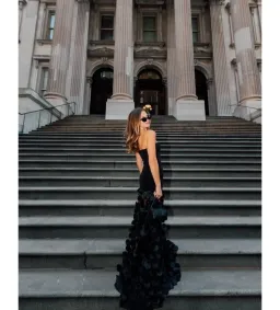 Bronx and Banco Harper Strapless Gown Black Size S AU 8 for rent on The Volte - image 5