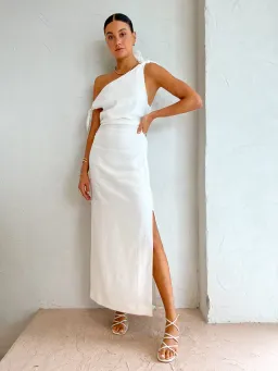 Sir The Label Bettina Off Shoulder Dress  White Size 0 / AU 6 for rent on The Volte - image 5