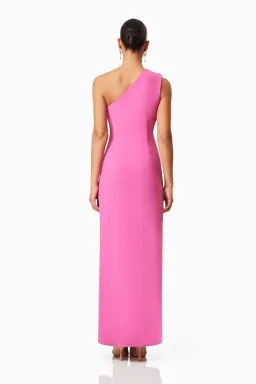Elliatt Janelle One Shoulder Gown Pink Size 10 for rent on The Volte - image 3