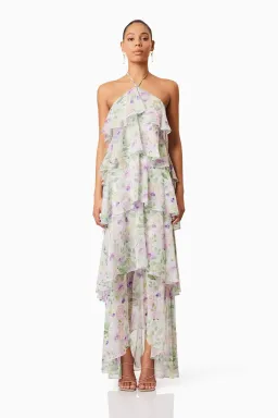 Elliatt Mirabelle Cocktail Maxi Dress Floral Size AU 12 for rent on The Volte - image 1