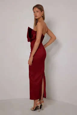 Elle Zeitoune Miles Maxi Wine Size 14 for rent on The Volte - image 2