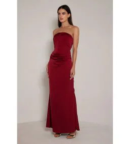 Elle Zeitoune Annie Maxi Gown in Scarlet Size AU 12  for rent on The Volte - image 1