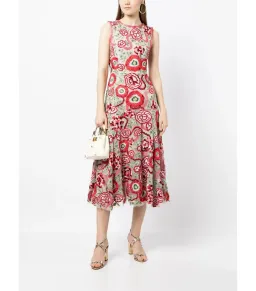 Rachel Gilbert Gigi Midi Dress Multi Size AU 12 for rent on The Volte - image 1