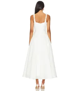Rachel Gilbert Sophie Strap Midi Dress White Size AU 10 for rent on The Volte - image 2
