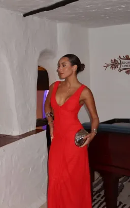 Significant Other Tillie Midi Dress Red Size AU 8 for rent on The Volte - image 2