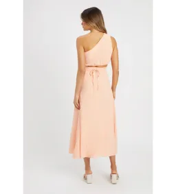 Kookai Brady Tie Top and Midi Skirt Set in Multi Size AU 12 for rent on The Volte - image 2