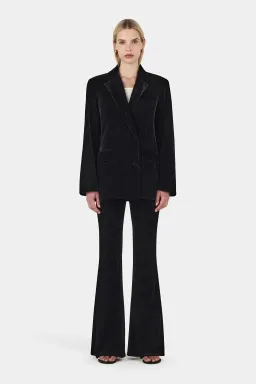 Hansen and Gretel Alistair Velvet Blazer Black Size 12/L for rent on The Volte - image 2