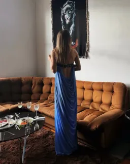 Rat & Boa Antonie Maxi Dress Blue Size S/M (AU 8-12) for rent on The Volte - image 5