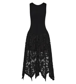 Aje Atlas Knit Midi Dress in Black Size XS / AU 6 for rent on The Volte - image 4