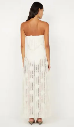 Bec and Bridge Amelie Strapless Dress in Ivory Size 10 for rent on The Volte - image 3