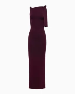 Sueded Stretch Knotted Maxi Dress for rent on The Volte - image 1