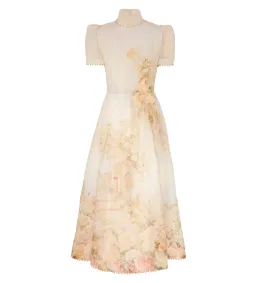 Zimmermann Memento Picnic Midi Dress in Rose Arbor Size 2 / AU 12 for rent on The Volte - image 4