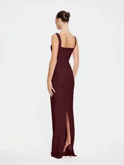 Effie Kats Marbella Gown Wine Size AU 12 for rent on The Volte - image 2