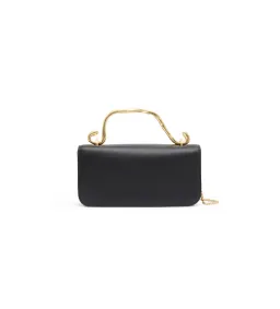 Aje Alessia Flower Clutch Black for rent on The Volte - image 3