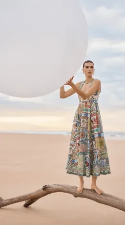 Alemais Tommasina Print Sundress Size AU 10 for rent on The Volte - image 2