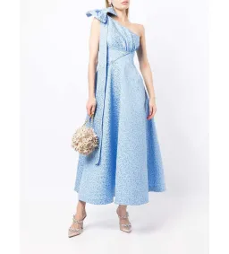 Rachel Gilbert Malea Emiliano Gown in Blue Size AU 12 for rent on The Volte - image 2