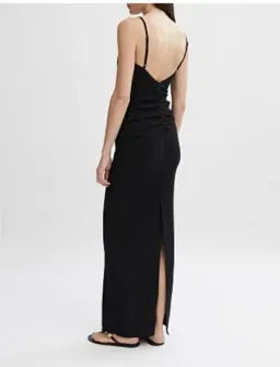 Crepe gown willow black dress  for rent on The Volte - image 3