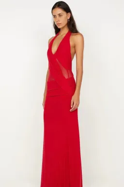 Bec & Bridge Deija Halter Maxi Red Size AU 8 for rent on The Volte - image 3