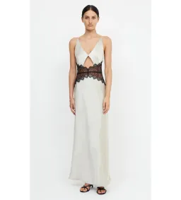 Bec and Bridge Camille Maxi Dress in Ecru Size 6 for rent on The Volte - image 1