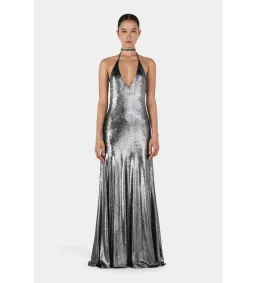 Hansen and Gretel Kitty Slip Maxi Dress Mercury Size L AU 12 for rent on The Volte - image 1