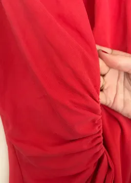 Misha Jennifer Cupro Mini Dress in  Black Size 6/XS for rent on The Volte - image 3