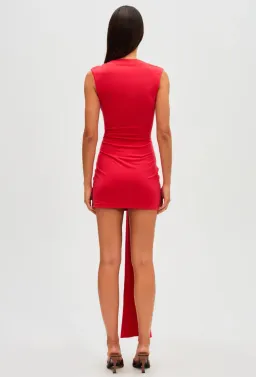 Misha Jennifer Cupro Mini Dress in  Black Size 6/XS for rent on The Volte - image 4