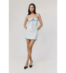 With Jean Sabrin Mini Dress Toile Papillon Size S AU 8 for rent on The Volte - image 1