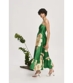 Alemais Sage Midi Dress Green Size AU 10 for rent on The Volte - image 2