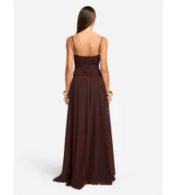 Runaway The Label Camille Maxi Dress in Brown  Size XS/ AU 6 for rent on The Volte - image 5