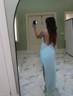 Natalie Rolt Anastasia Mini/Maxi Dress Baby Blue Size 6 for rent on The Volte - image 10