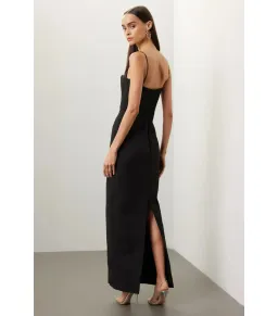 Rachel Gilbert Bodie Maxi Gown Black Size 0 / AU 6 for rent on The Volte - image 2