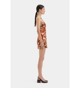 Sir The Label Castella Mini Dress Red Floral Rosso Size 1/AU 8 for rent on The Volte - image 3