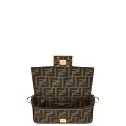 Fendi Baguette Mini Brown FF Jacquard for rent on The Volte - image 3