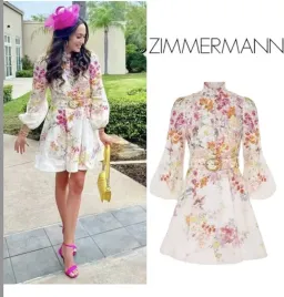 Zimmermann Natura Buttoned Mini Dress for rent on The Volte - image 10