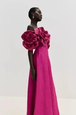 Aje Etta Gown Dress Pink Size 8 for rent on The Volte - image 6