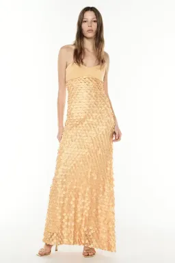 Manning Cartell Supreme Extreme Balconette Maxi  Dress Honeycomb Size 6 for rent on The Volte - image 2
